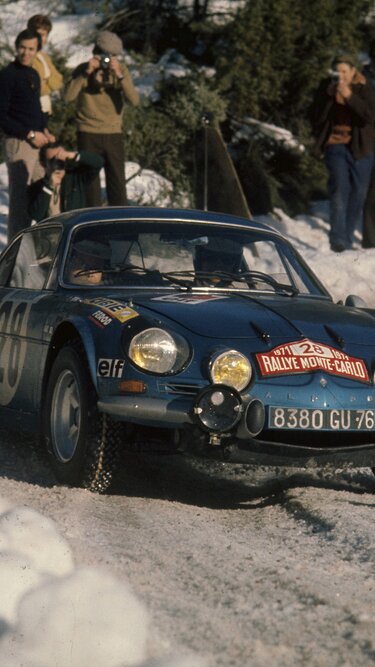 Rally van Monte Carlo Alpine