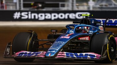 BWT Alpine F1 Team returns to Singapore with strong Friday practice at Marina Bay