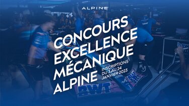 F1 - Concours excellence Alpine