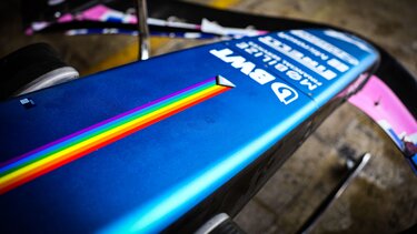 BWT ALPINE F1 TEAM MARKS PRIDE MONTH AND CONTINUES PARTNERSHIP WITH RACING PRIDE