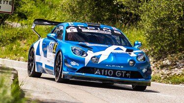 Alpine A110 Rally - gama sportowa