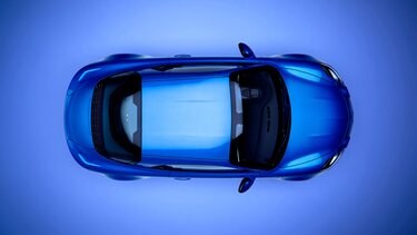 AlpineA110 azul - exterior