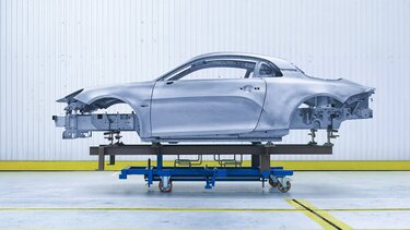 Alpine A110 - projekt - masa - lekkość - podwozie 