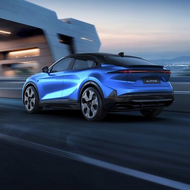 Alpine A390 aandrijving