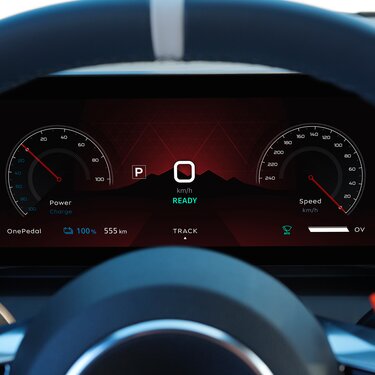 Alpine A390 - Track-modus