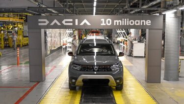 10. Millionster Dacia im Werk