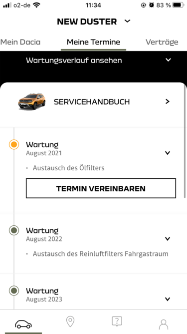My Dacia APP