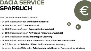 Dacia Service Sparbuch