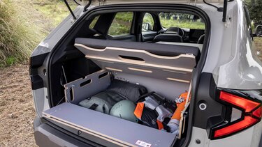 Dacia camperizado maletero 