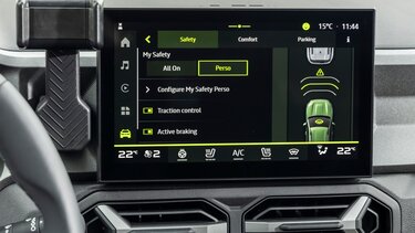 panel interior dacia