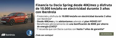 Dacia Spring e Iberdrola