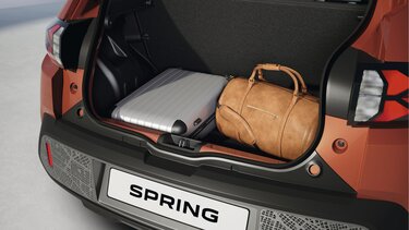 Dacia Spring - Meilleur volume de coffre de sa catégorie (308L)