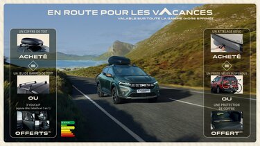 Offres accessoires Dacia été