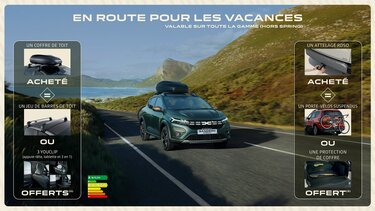 Offres accessoires Dacia été