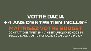 Dacia Entretien inclus