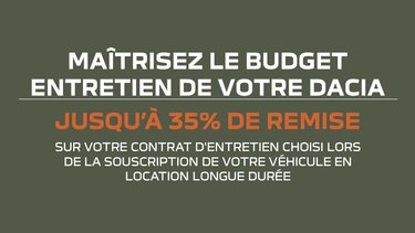 + 4 ans entretien Nouveau Duster
