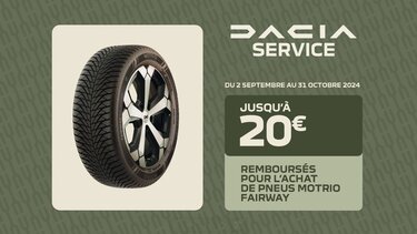 Offre Dacia Service Pneus Motrio Fairway