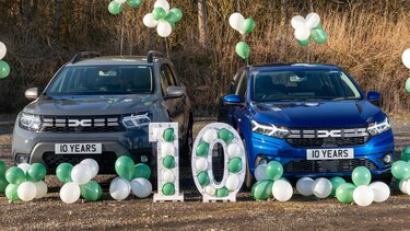 Dacia celebrates a decade of redefining the essentials in the UK