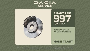 Offre Disques de frein – À partir de 997 DH TTC