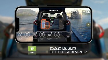 Dacia AR App – Kofferraum-Organizer