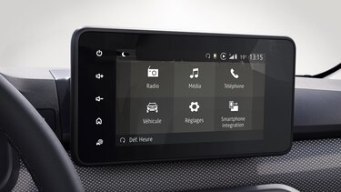Dacia multimedia display mediasysteem plug en music