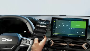 Connected Services – Dacia neues Media Display