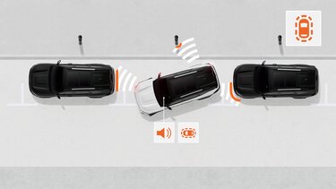 Dacia Bigster - Ultrasone parkeerassistent, voor en achter