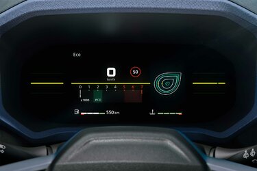 7” digital instruction panel - Dacia Bigster Essential