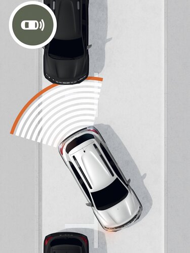 Sensori di parcheggio e telecamera di retromarcia in Dacia Spring 