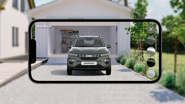Dacia Modelle in augmented reality