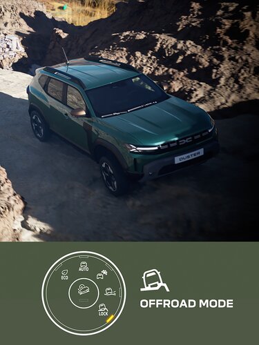 Dacia Duster - Modalità di bloccaggio