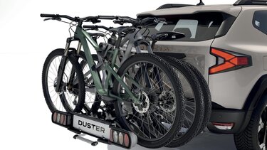 Duster - suport pentru biciclete cu montare pe cârligul de remorcare