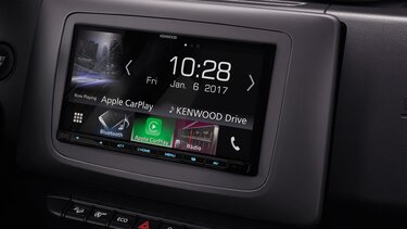 Dacia Duster Kenwood-Autoradio mit Apple Carplay