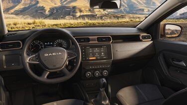 Interiér – nový vůz SUV Duster 