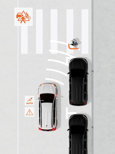 Jogger New - Advanced emergency braking system (AEBS) with pedestrians & cyclists recognition 