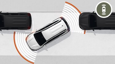Sistema de ajuda ao estacionamento e câmara de marcha-atrás - Novo Dacia Jogger 