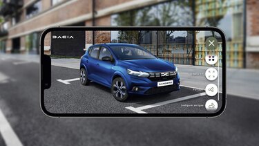 sandero aplicatia Dacia AR