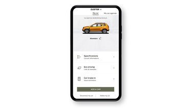 aplicación móvil My Dacia