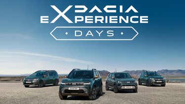 Dacia Experience Days - Dacia range