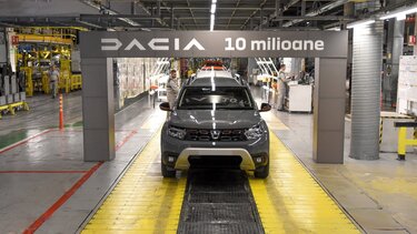 Deset milijonov vozil znamke Dacia