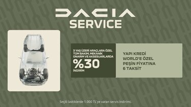 Dacia  - Satış sonrası kampanya