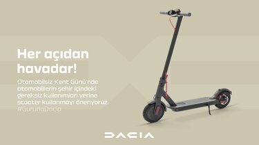 Otomobilsiz Kent Günü - Scooter - Dacia