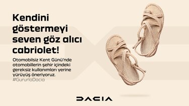 Otomobilsiz Kent Günü - Terlik - Dacia
