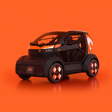 Mobilize Duo - fully electric city car 