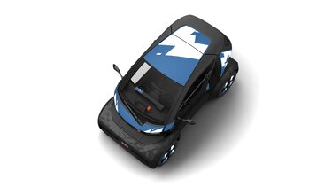 Mobilize Duo - pack personnalisation - pack bleu cosmic - toit