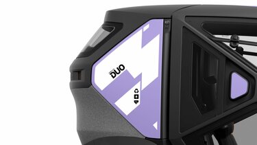 Mobilize Duo - pack personnalisation - pack violet chic - custode arrière
