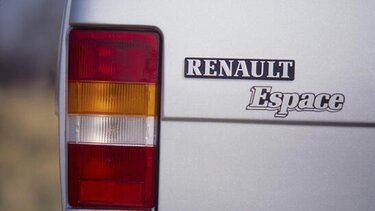 Renault Espace auf der Rückseite des Autos