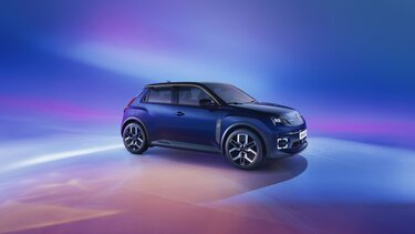 Der neue Renault 5 E-Tech Electric in blau