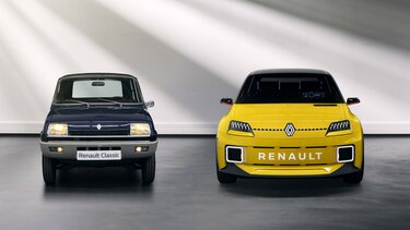 Ancienne et nouvelle Renault R5 côte à côte | Renault