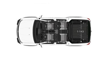Renault Duster OROCH - dimensões traseiras